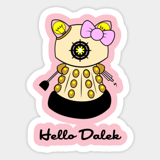 Hello Dalek Sticker